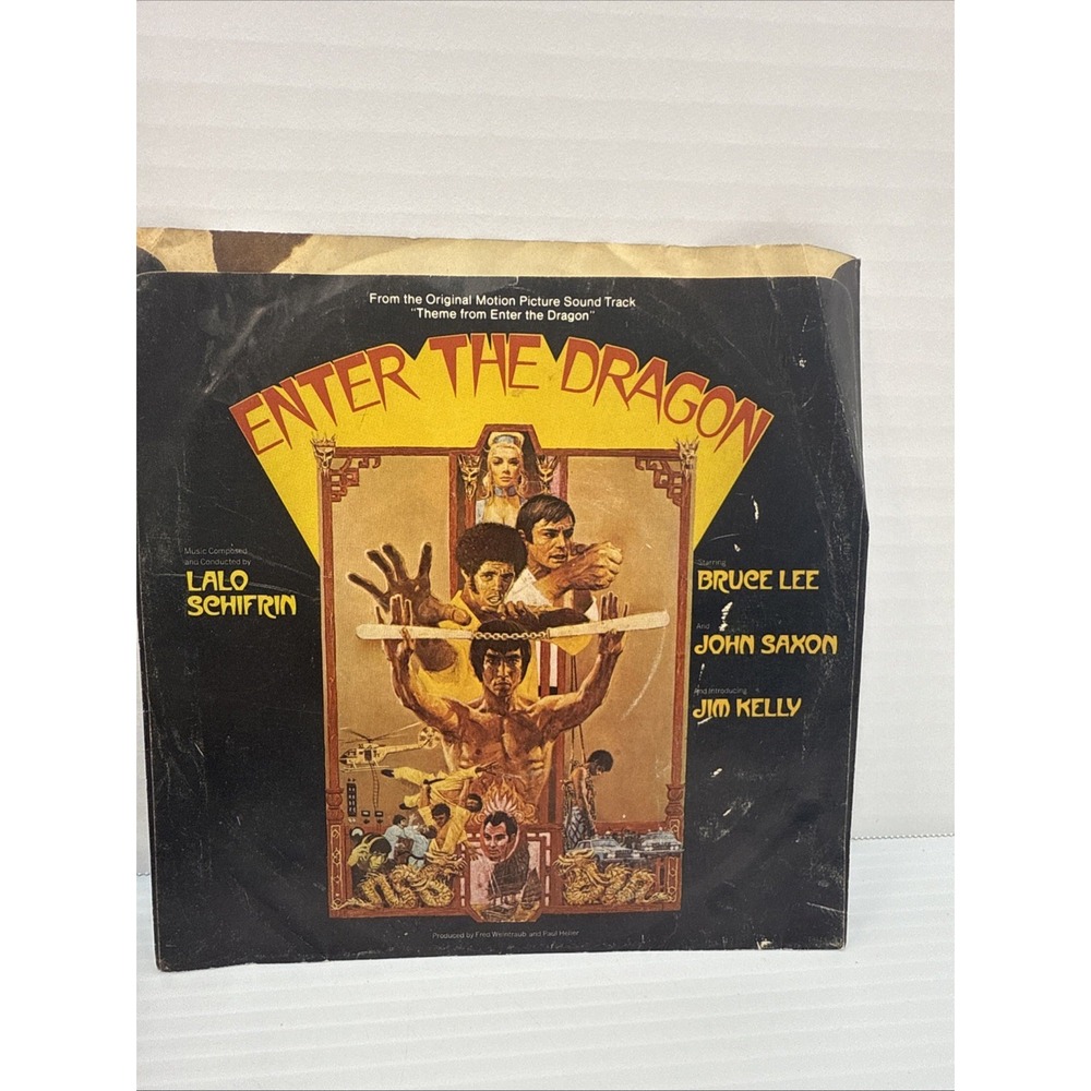 Funk OST 45 LALO SCHIFRIN Theme From Enter The Dragon WARNER BROS NM promo HEAR‎